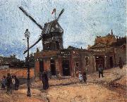 Vincent Van Gogh Le Moulin de la Galette painting